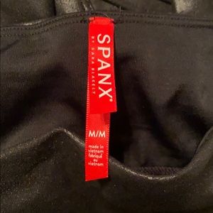 SPANX MOTO LEATHER LEGGINGS